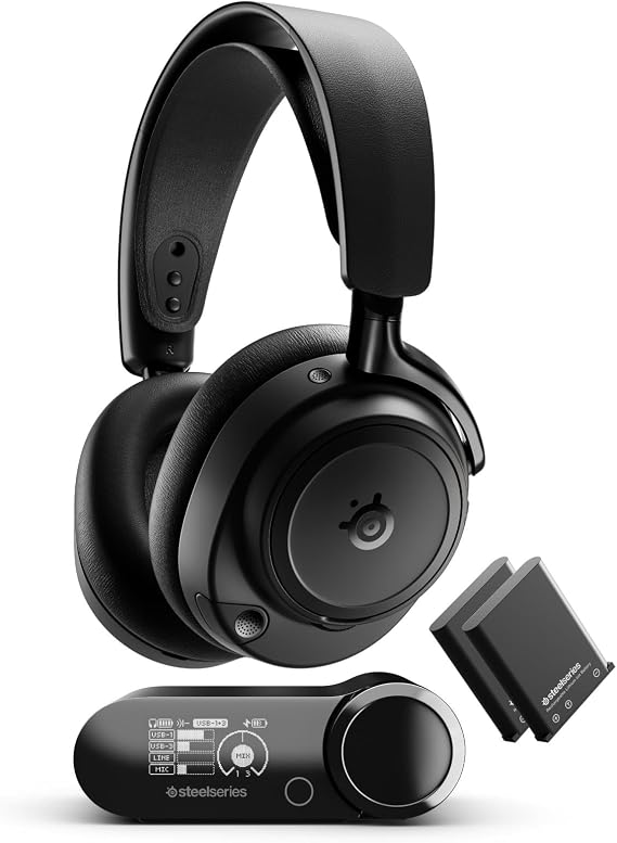 SteelSeries Arctis Nova Elite Hi-Res Wireless Gaming Headset - Black