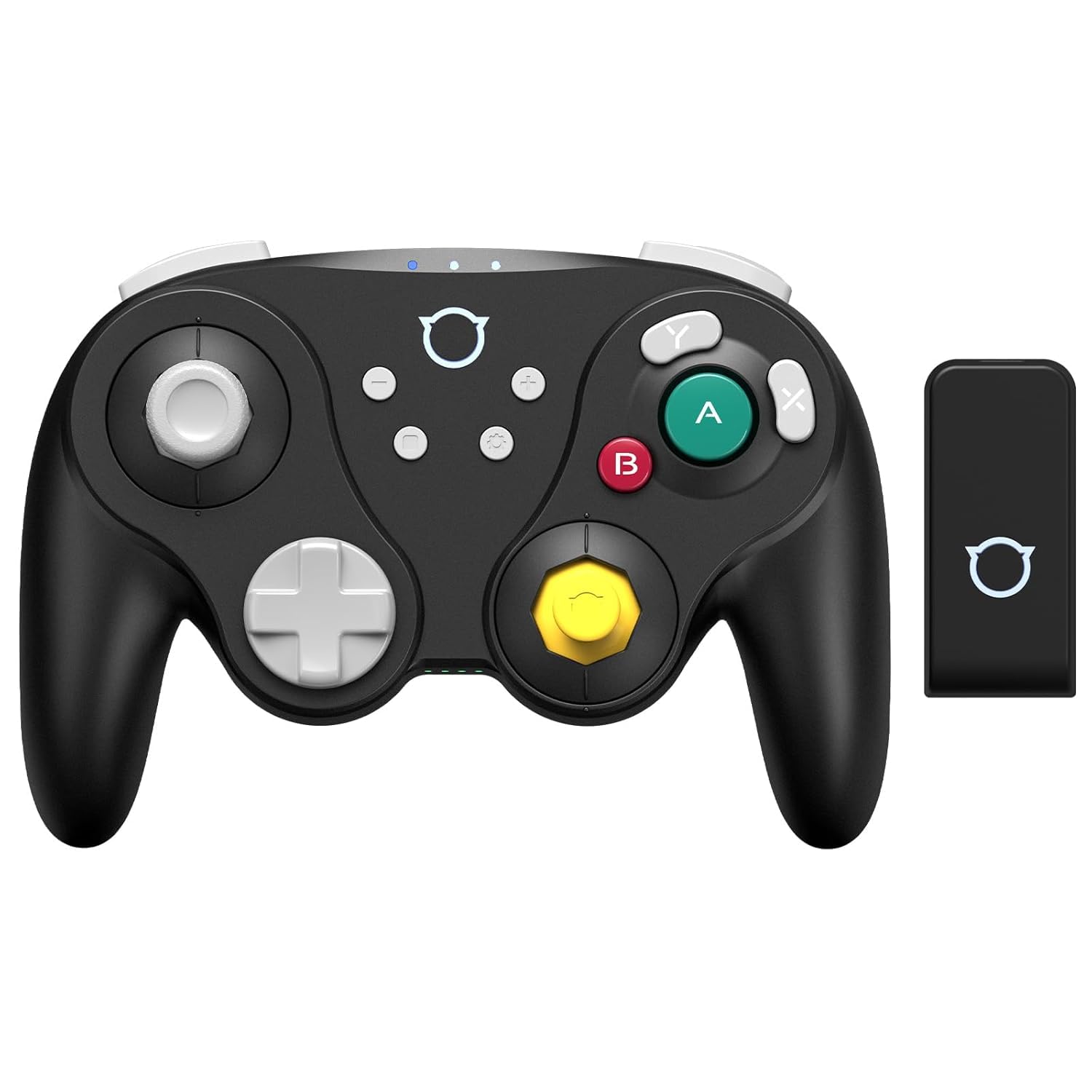 NYXI Warrior GameCube Controller für Switch/NGC/Wii/PC Wireless Switch Pro Controller mit Hall-Effekt Joysticks/TriggerMechanischer Schalter A/B/X/YHD Rumble6-Achsen Gyro Programmierbar