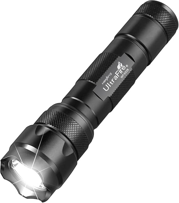 ULTRAFIRE 1000 Lumen Mini LED Tactical Flashlight, 5 Modes, IP65, WF-502B