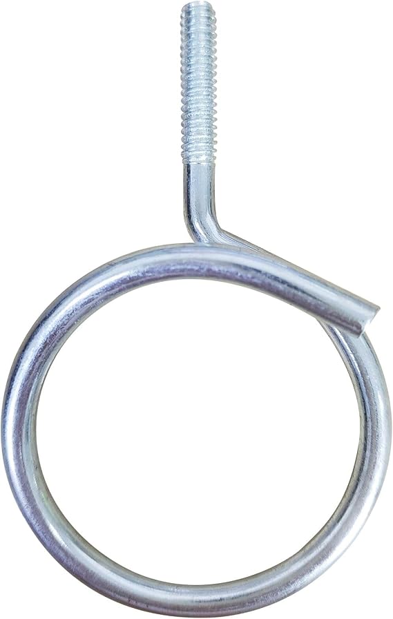 100 Pieces 2" Diameter Threaded Bridle Rings, Heavy Duty Cable Support, Metal Ring Hangers for Low Voltage Wire Management