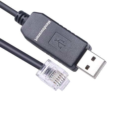 USB to RJ11 RJ12 RS232 Serial Converter Cable for Keyence PLC Communication Cable