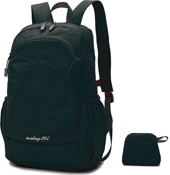 Fold Backpack-Lightweight Waterproof Packable Backpack for Travel and Outdoor, 25L Hiking Bag for Man and Women (24h)