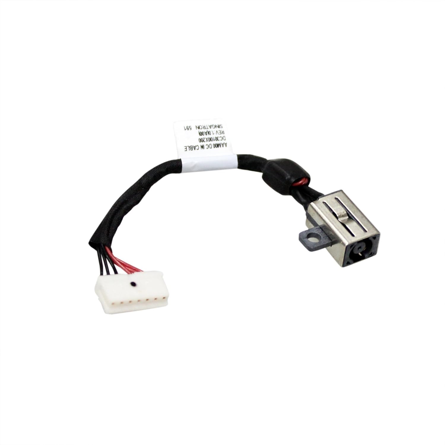HSSDTECH DC Power Jack charging Cable port connector cable flex DC30100X300 Replacement for Dell XPS 15 5510 9550 9560 9570 7590 Precision 5530 5510 5520 5530 5540 M5520,64TM0 064TM0 AAM00 DC30100X200