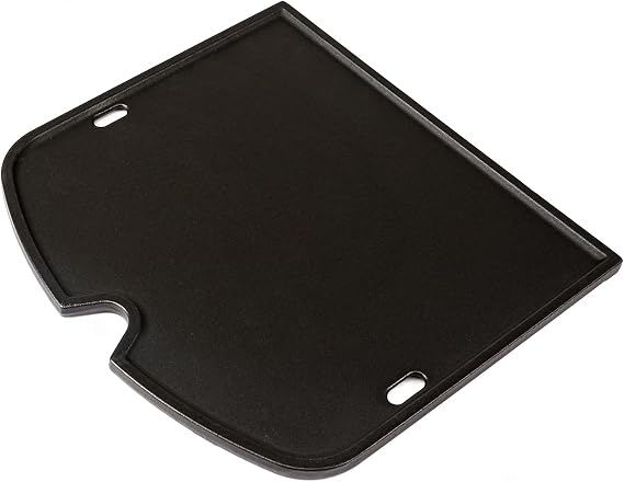 Hisencn 7034 Cast Iron Griddle for Weber Traveler Gas Grill