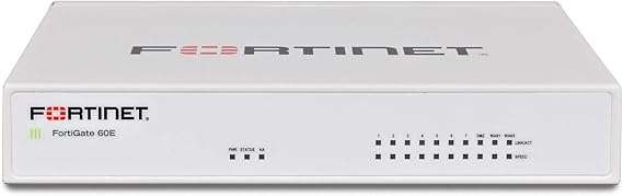 Fortinet FortiGate-60E / FG-60E Next Generation (NGFW) Firewall Appliance, 10 x GE RJ45 Ports