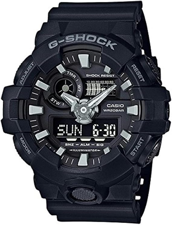 Casio Men's adult GA-700-1BDR Wristwatch Black Standard