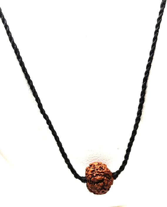 Certified Shiva pendant with 5 Mukhi Rudraksha mala bead, Mahadeva yoga jewelry, big Rudraksh choker, Protection jewellery, Hindu necklace