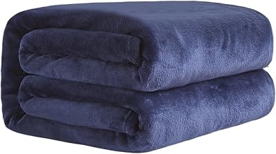 1pcs Blankets Solid Light Weight Faux Fur Throw Winter Soft Warm Sofa Cover Bedspread Plaid BlanketsDark Blue,70x100cm