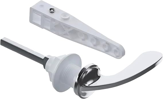 PlumbEZ Toilet Cistern Handle with Adjustable Arm, Durable Replacement Easy Installation Cistern Handle Compatible with Most Toilets