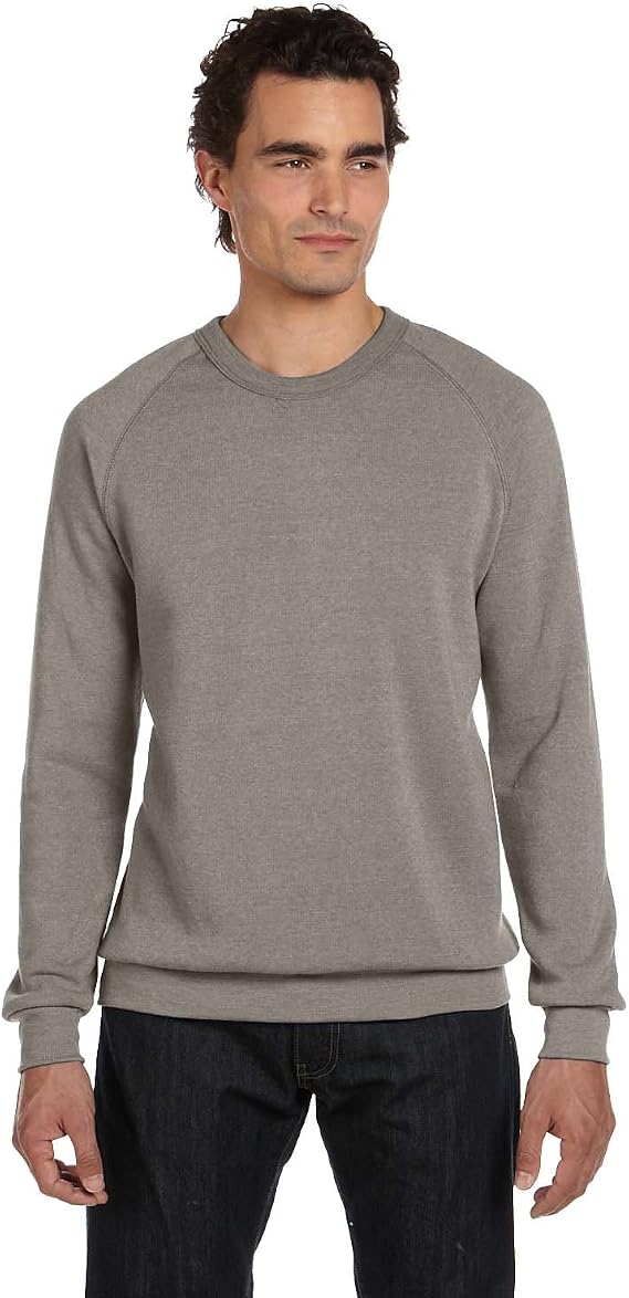 Alternative mens Champ Eco-Fleece Sweatshirt Large Eco Grey