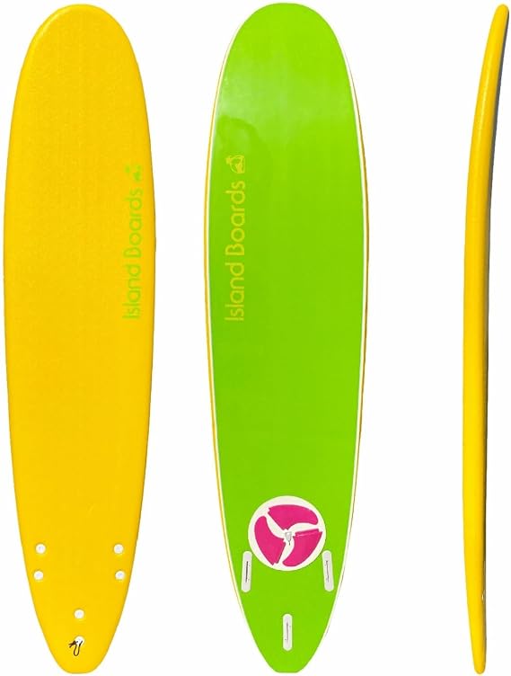 Island Water Sports Classic Softtop Surfboard Yellow 8ft0in