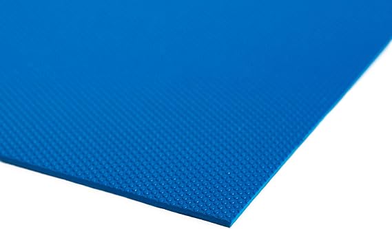 SeaDek 5mm Foam | Embossed Anti- Fatigue Helm Station Pad | Non Slip Boat Standing Mat | 3M Adhesive Backing (Bimini Blue, Large)