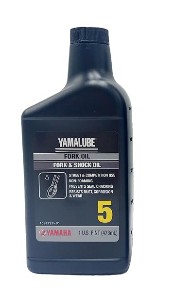 Yamaha Yamalube Fork & Shock Oil, 5 Weight- 16 Ounce, #ACC-FORKF-00-05