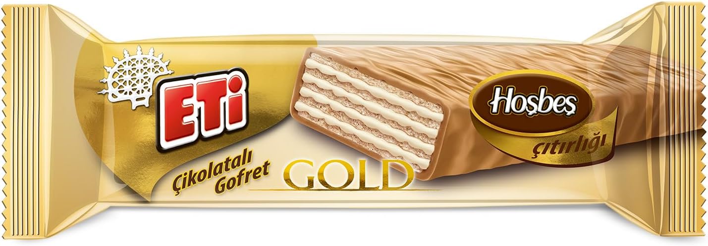 Eti Gofret Gold Çikolatalı Gofret 29 g