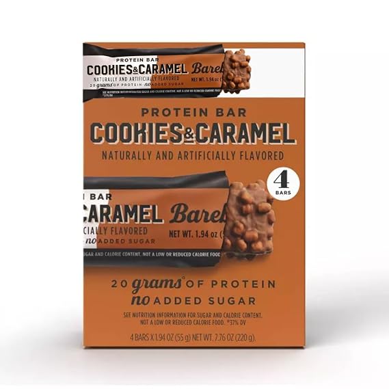 Barebels Cookies & Caramel Nutrition Bars - 7.76oz/4 Bars