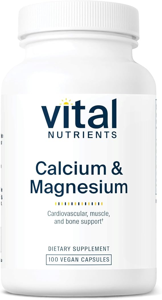 Vital Nutrients Calcium & Magnesium, 100 Capsules