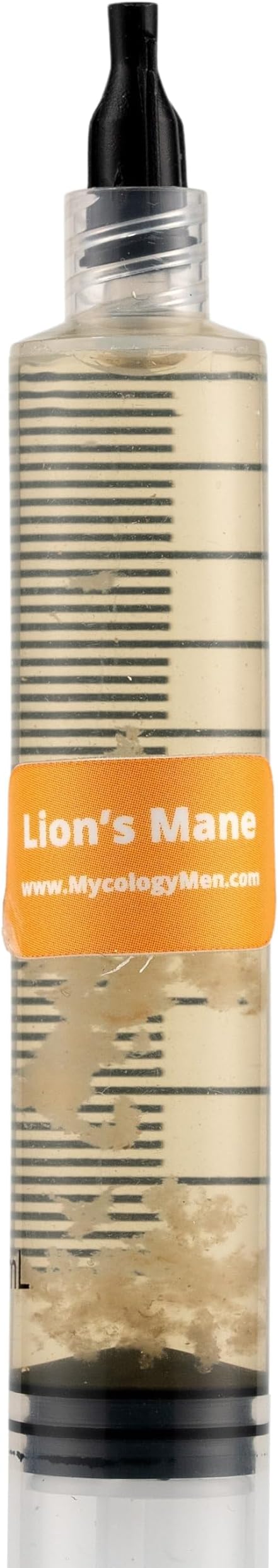 Premium Mushroom Liquid Culture | Lion's Mane (Hericium erinaceus) | Liquid Culture Syringe, Clear