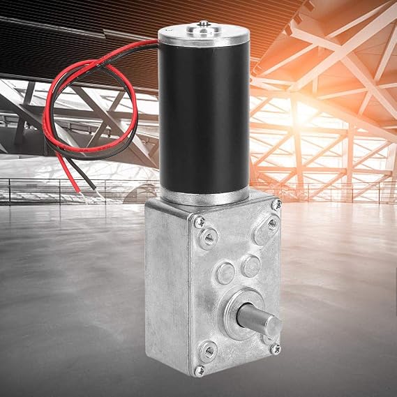 DC 12V Gear Motor High Torsion Speed Reduce Electric Motor Reversible Gear Motor 8mm Shaft (12V 30RPM)