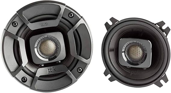 Polk Audio DB402 DB+ Series 4 Inch Marine Coaxial Speakers, Black