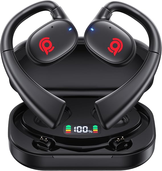 Open Ear Buds Bluetooth Headphones Stereo Sound Clear Call Air-Conduction