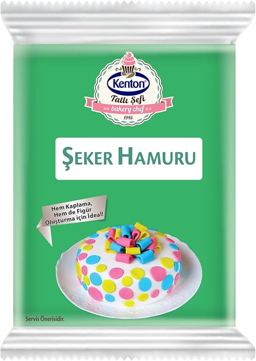 Kenton Tatlı Şefi Yeşil Şeker Hamuru 200g