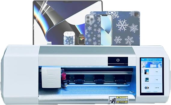 Hydrogel Film Cutting Machine, Intelligent Fully Automatic Film Cutter, High-Precision Cutting, 30,000+ Models, Multiple Language Support, for Tablet, Mobile Phone, Watches