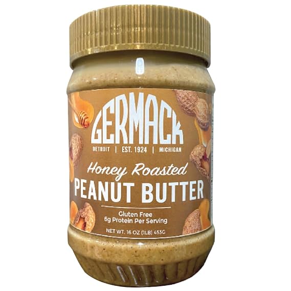 Germack - Nut Butter - Honey Roasted Peanut Butter (16oz Jar)