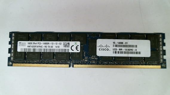 Hynix HMT42GR7AFR4C-RDT3/T8 DDR3-1866 16GB/1GX4 ECC Reg CL13 Chip Server Memory