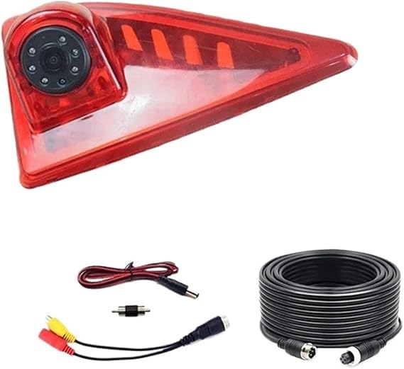 Car Backup Camera Reversing AHD Car Brake Light Rear View Reverse Camera For Master 3 Waterproof Backup Camera Wide Viewing Angle Of 170 Degrees