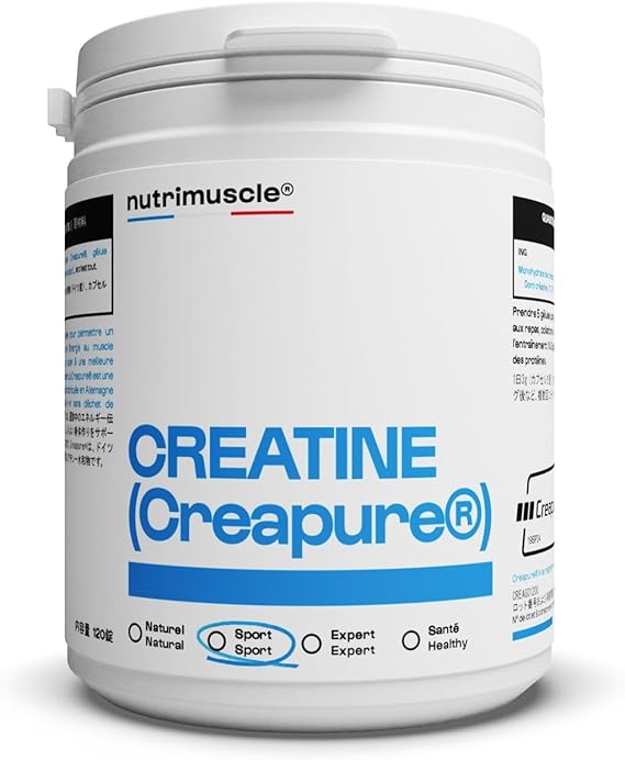 Creatine Monohydrate Capsules Tablets Nutrimuscle Claire Pure 120 Capsules | Creatine, monohydrate, Creapure, capsule, supplement, purity more than 99.99%, strength training