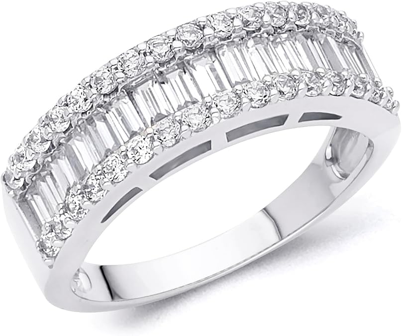 14k Yellow OR White Gold SOLID Wedding Band