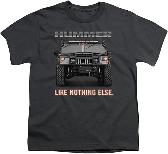 Trevco Hummer Like Nothing Else Unisex Youth T Shirt for Boys and Girls