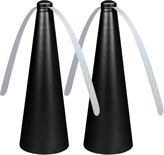 2 PCS Fly Fans for Tables Fly Fan for Patio Keep Flies and Bugs Away