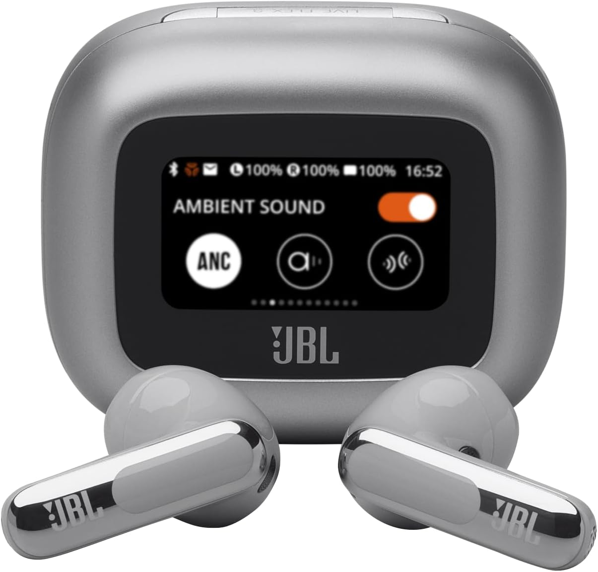 JBL Live Flex 3, Wireless Earbuds, Silver