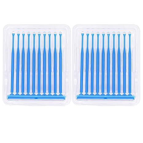 Dental Adhesive Tip Applicator 20pcs Dental Applicator Sticks Adhesive Tip for Teeth Crowns