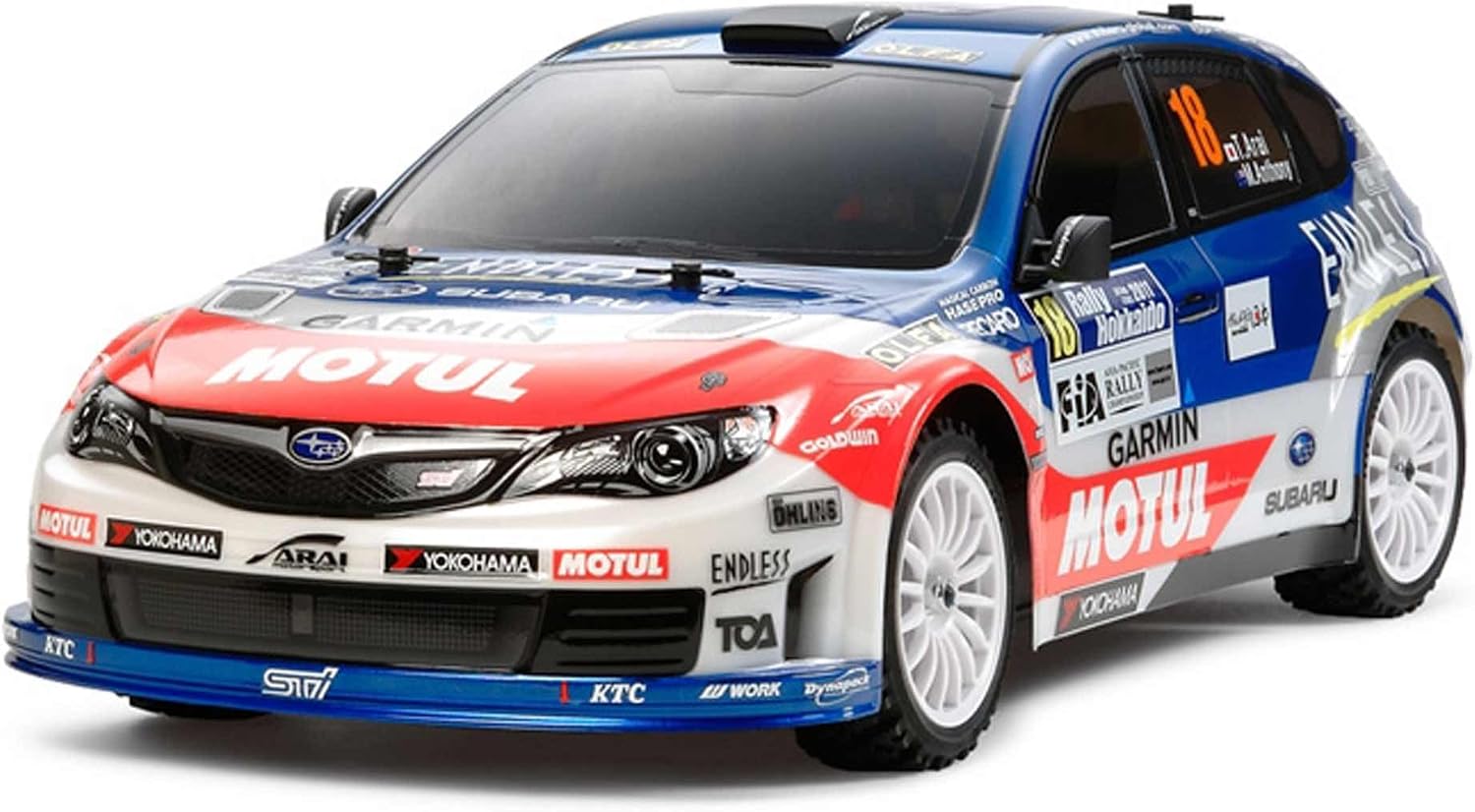Tamiya 110 Electric RC Car Series No. 528 Subaru Impreza WRX STI Team Arai VX-01 Chassis Off-Road 58528