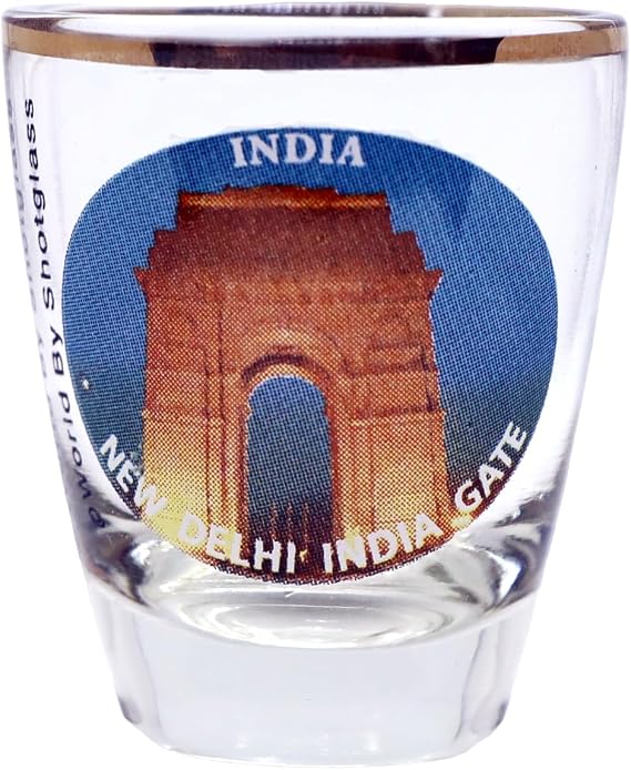 World By Shotglass India New Delhi India Gate Shot Glass
