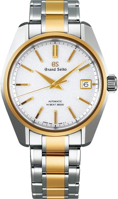 Grand Seiko Heritage Stainless Steel and 18k Yellow Gold Watch SBGH252