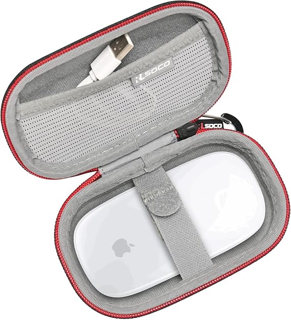 Carrying Case for Apple Magic Mouse 1 & 2/Surface Modern Mouse (Case Only) | Hard Travel Case for Apple Magic Mouse 1/2/3 & for Microsoft Surface Modern/Designer Mobile Mouse