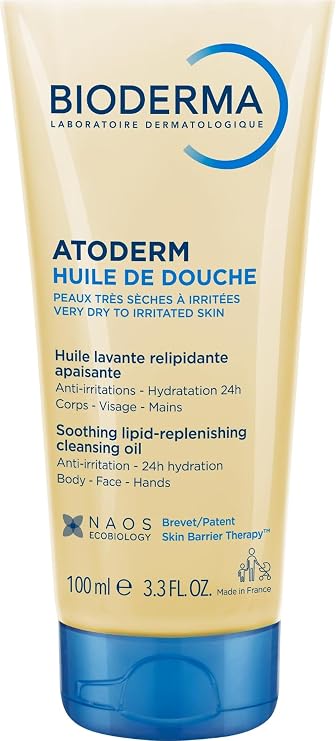 Bioderma Atoderm Ultra Nourishing Anti-Irration Shower Oil 100ml, (Pack of 1)