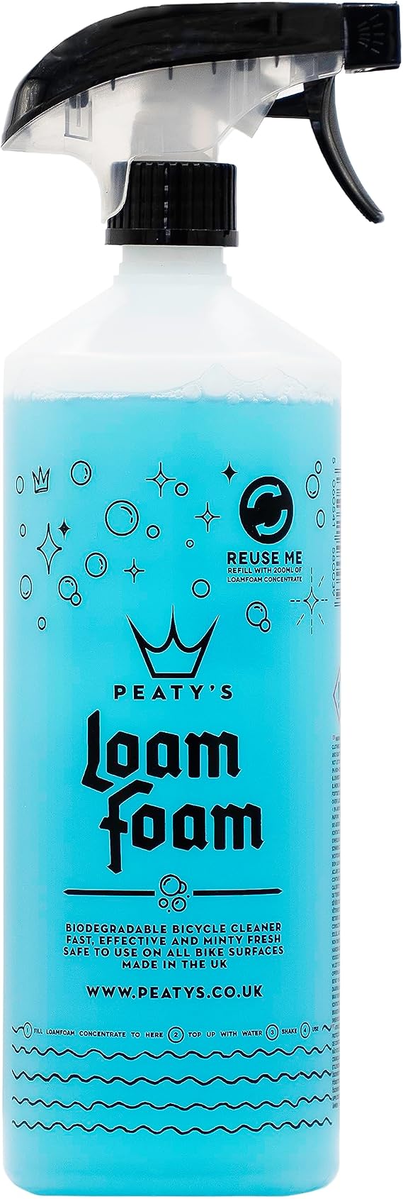 Peaty's Loam Foam Professional Grade Bike Cleaner, 1 Liter/ 34 oz.