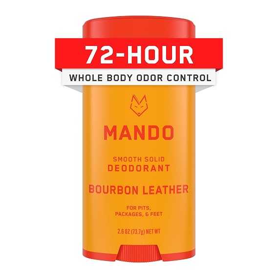 Mando Whole Body Deodorant For Men - Solid Stick - 2.6 oz - Bourbon