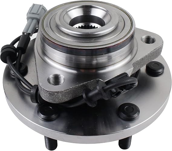 MACEL 515125 Front Wheel Bearing Hub Assembly Compatible with Nissan Armada Titan 2008-2012, Infiniti QX56 2008-2010 6Lugs w/ABS