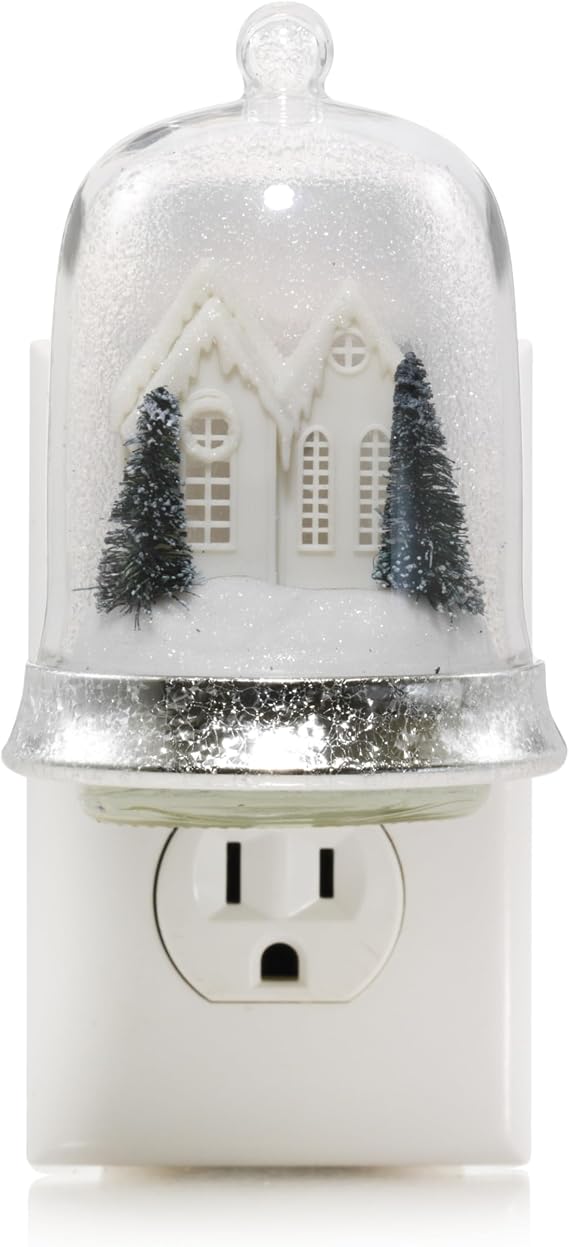 Yankee Candle ScentPlug Diffuser Warmer for Plug in Air Fresheners, Fragrance Warmer with Light Sensor, Twinkle Home Design (Pack of 1)