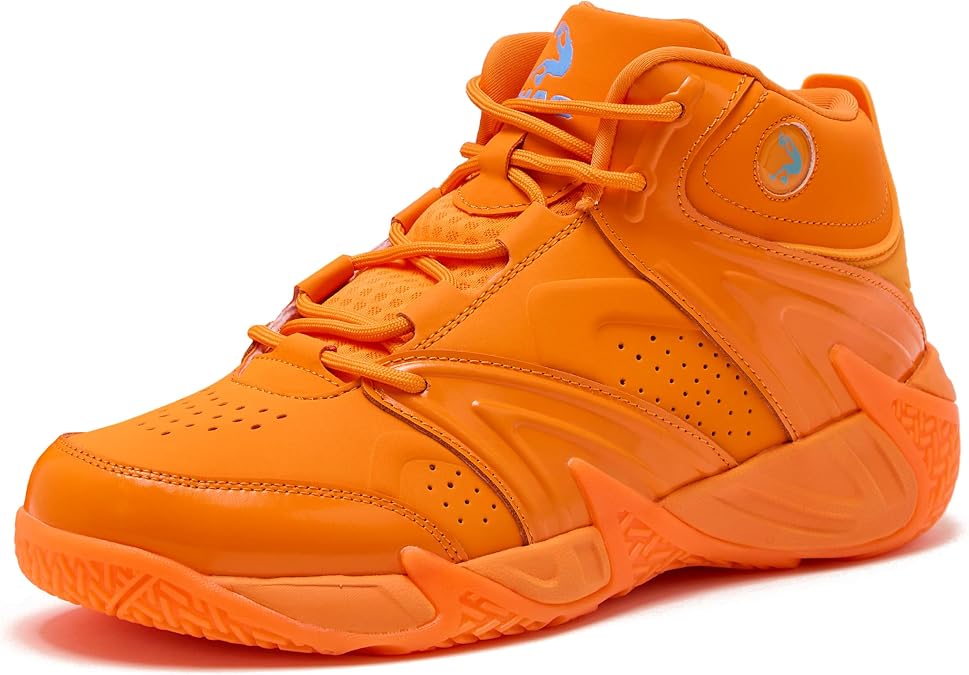SHAQ Devastator High Top Basketball Shoes for Men, Indoor or Outdoor Court Basketball Mens Sneakers - Black, White, Green, Blue, Orange or Red Size 8 to 15