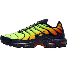 Nike Air Max Plus Men's Shoes (Lemon Venom/Hyper Crimson/Laser Orange/Blackened Blue)