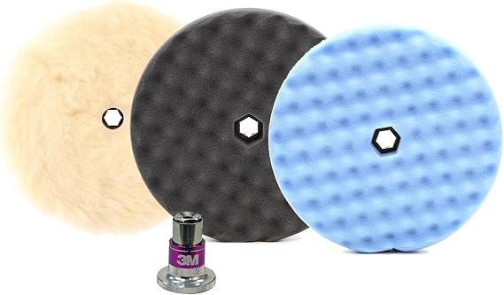 Perfect-It 33662 Quick Connect Wool/Foam Pad Kit