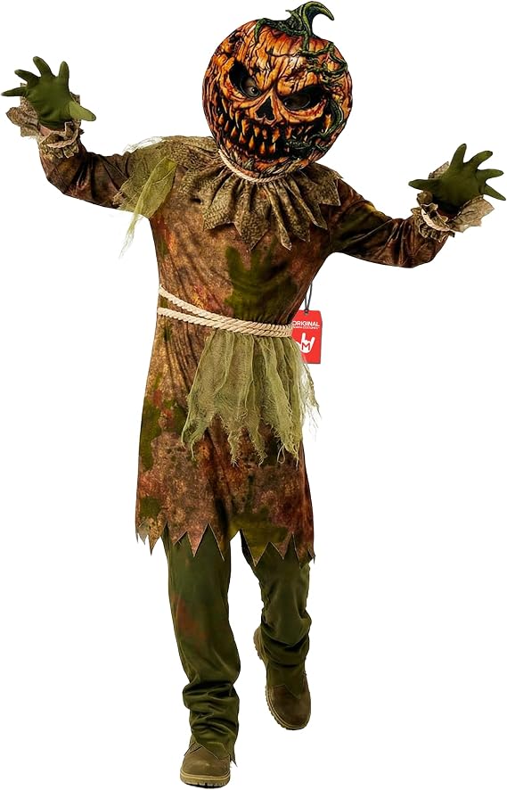 Morph,Pumpkin Costume Kids, Scarecrow Costume, Halloween Costumes for Boys