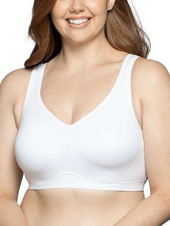 Vanity Fair Womens Wireless Beyond Comfort Bra with Seamless Back 34B-44DD