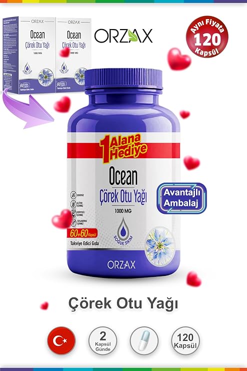 Orzax Ocean Çörekotu Yaği 1 Alana 1 Bedava